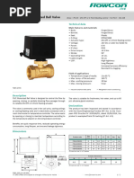 Motorized Ball Valve (F2BA - B20 - 01)