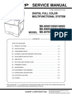 Sharp MX3650-4070 Service Manual