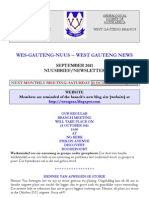 Wes-Gauteng-nuusbrief 2011-09