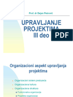 Upravljanje Projektima III Deo Dejan Petrović