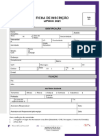 Ficha de Inscrição Do Atleta