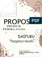 Proposal Periklanan Iklan Produk