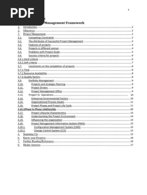 Project Planning and Management (2)