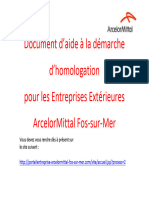 Procédure Daccès Au Site Darcelormittal Fos-sur-Mer Pour Les Entreprises Extérieures26112015