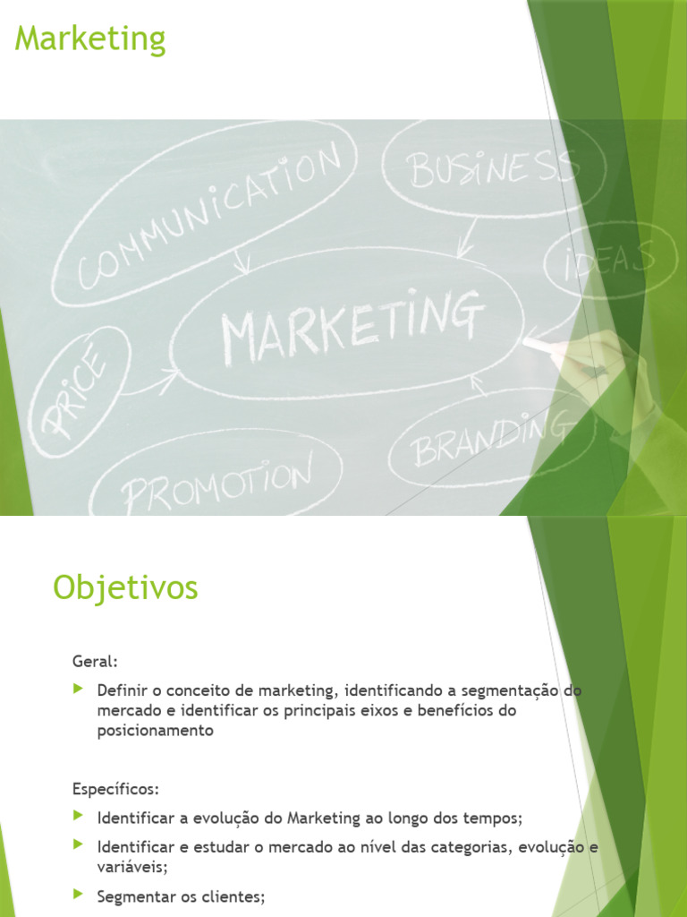 Conceitos e Evolução do Marketing | PDF | Segmentação de mercado ...