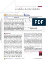 Targeting Metalloenzymes by Boron-Containing Metal-Binding Pharmacophores