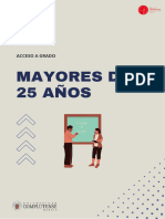 Acceso para Mayores de 25 Anos