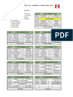 Fixture U15 Primera Fase LBNCH