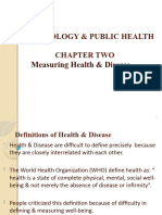 CH 2 Measuring Health