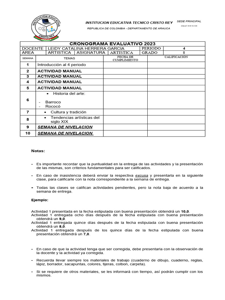 8 cron eval 4 periodo 2023 pdf evaluaci n