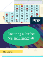 Q1 - MATH 8 - Lesson 4 - Factoring A Perfect Square Trinomial