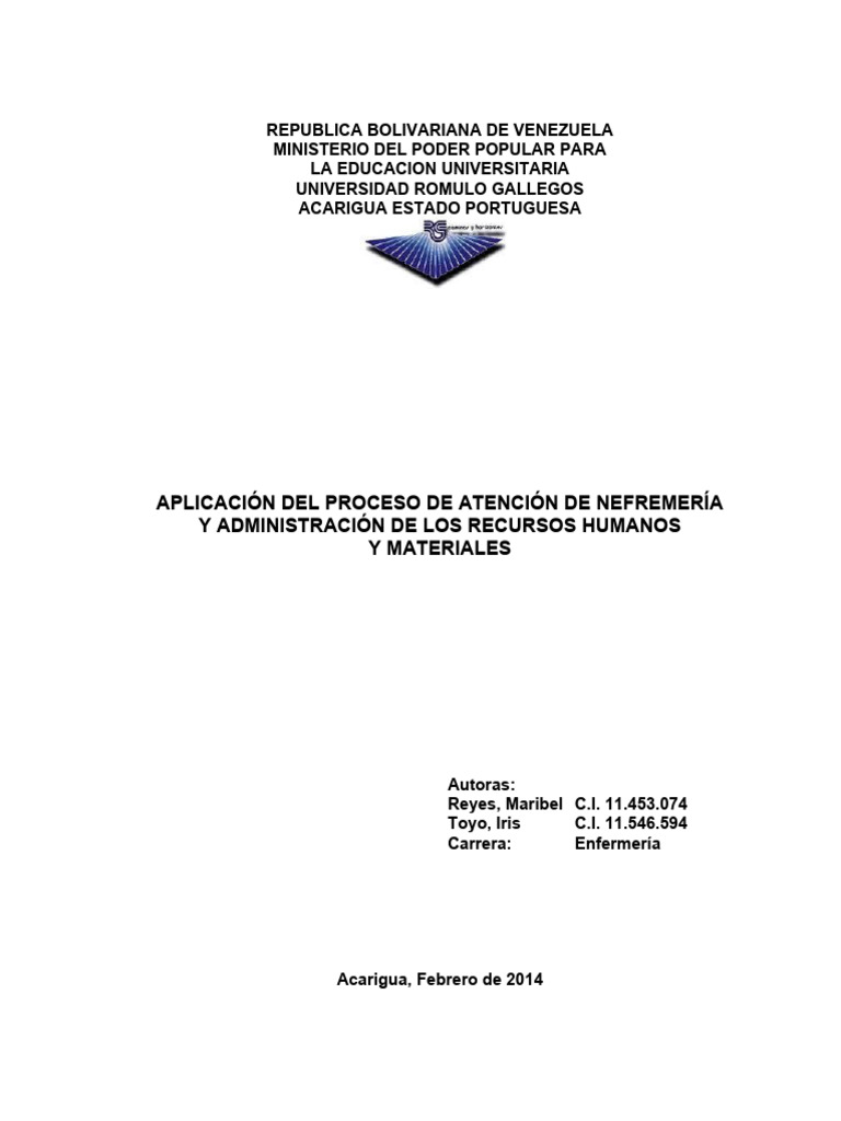 Investigacion Maracucha (PAE Y RECURSOS HUMANOS Y MATERIALES) | PDF