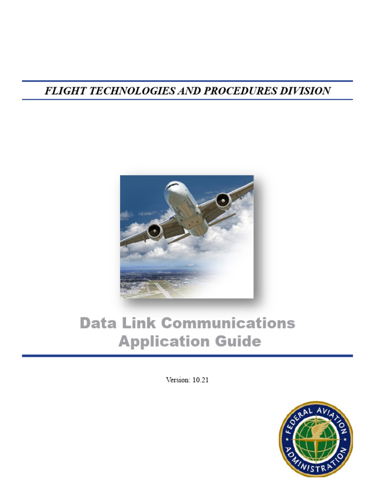 Faa Datalink A056 Application Guide Pdf Flight Recorder