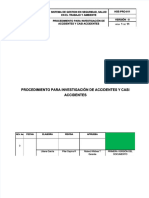 Procedimiento Investigacion de Accidentes