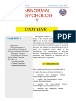 Etiological Theories of Mental Disorders