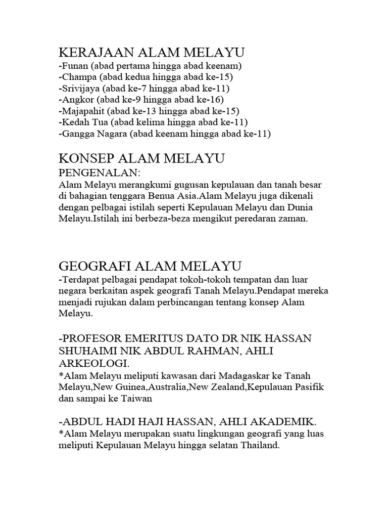 Sejarah Form 2 | PDF