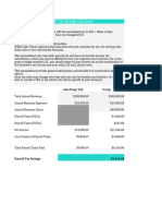 S Corp vs. Sole Prop - LLC Tax Savings Calculator