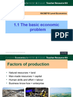 1 1 Basic Economic Problem