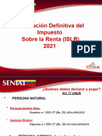 Nueva Presentacion Completa Operativo Islr 2021 Seniat-Charlas