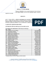 Edital NÂº 172-2023-PRORH - HomologacÌ AÌ - o Das InscricÌ OÌ - Es - Concurso PuÌ - Blico Docente - Edital 130-2023-PRORH