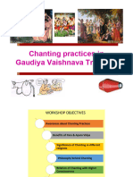 Workshop On Chanting Practices Lokeswara Kumar V