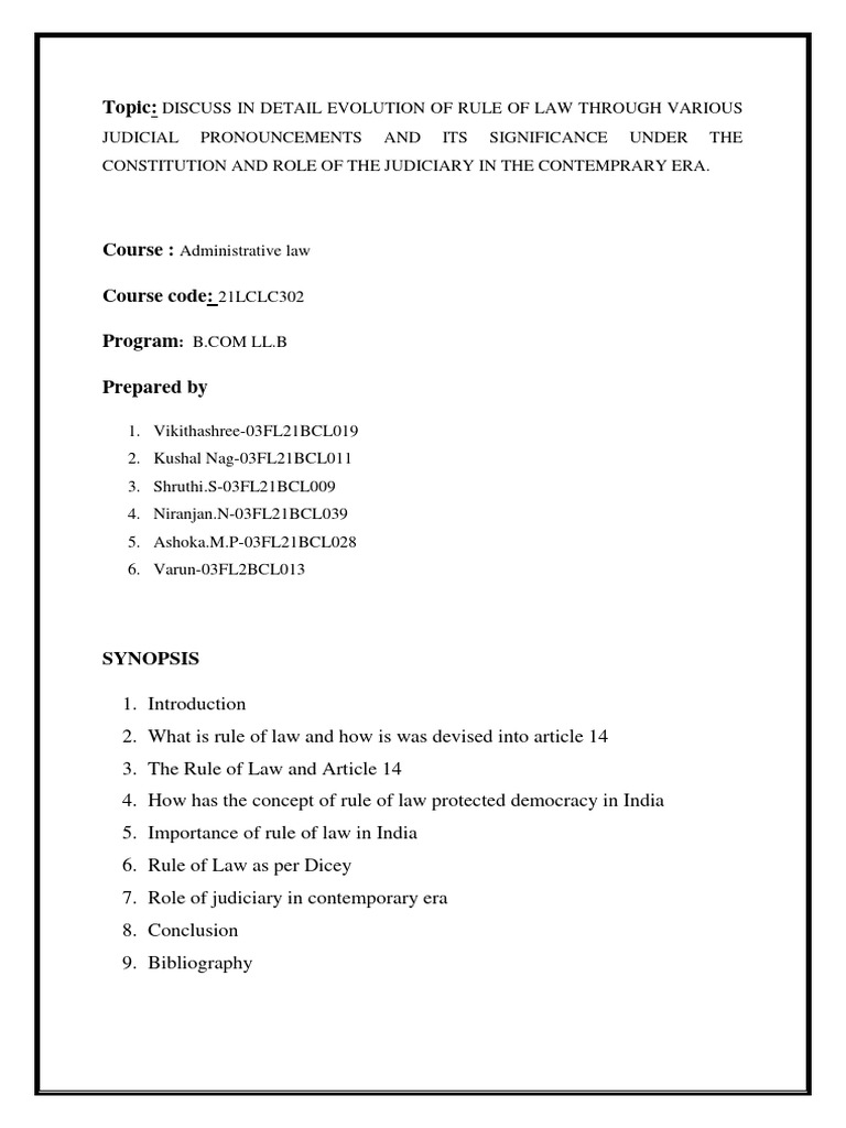 Admin Law 1 Pdf Rule Of Law Administrative Law