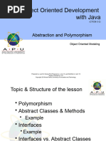 Abstraction & Polymorphism