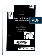 Rare Earth Doped Semiconductors