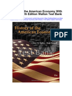 History of The American Economy With Infotrac 11th Edition Walton Test Bank