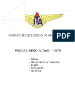 Instituto Tecnológico de Aeronáutica: Provas Resolvidas - 1979