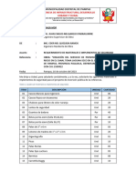 Informe #01 - Requerimiento de Materiales