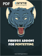 Firefox Addons For Pentesting