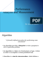 Unit 1 Algorithm Performance Analysis and Measurement