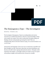 The Enneagram 5 Type - The Investigator - Psychology Junkie