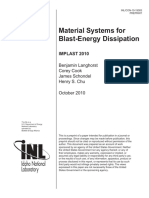 Material Systems For Blast-Energy Dissipation