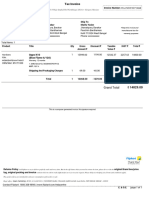 Mantu Yadav Flipkart Invoice