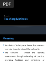 18. Teaching Methods - Simulation 