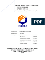 Laporan Praktikum Reverse Osmosis - Kelompok 1 - 3D-TKE