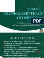 Tema 3 Tecnica Aseptica y Antiseptica