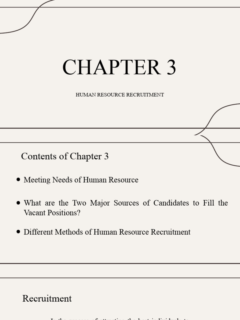 Human Resource Recruitment Methods | PDF | Performance Appraisal ...