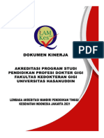 Buku 3a Borang Akreditasi Prodi Pendidikan Profesi Dokter Gigi Uh 2021