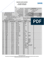 Rancon Autos Limited: Payment Statement