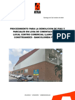 Procedimiento Construandes CC Llanogrande Bancolombia Oct 2023