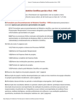 Anexo 4 - Formato para Os Relatórios Científicos Parciais e Final - PIPE