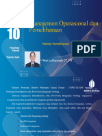 Manajemen Operasi (Modul 10)