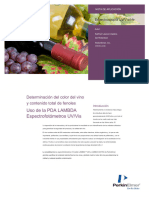 App Determination of Wine Color and Total Phenol Content Using Lambda 012414 - 01