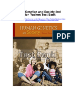 Human Genetics and Society 2nd Edition Yashon Test Bank
