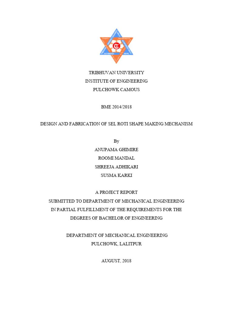 Final Report 7th-August-1 (1) (Repaired) | PDF | Mechanical Engineering