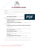 Ficha de Anamnese