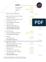 Weaving Project Calculator